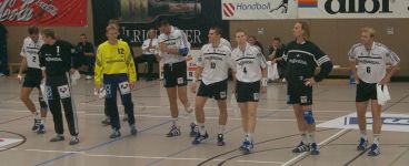 Die Zebras beim Anpfiff des Finales