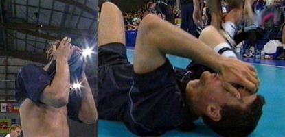 Bei den Deutschen flossen Tr�nen.