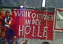 Kein freundlicher Empfang f�r den THW und Morten Bjerre...