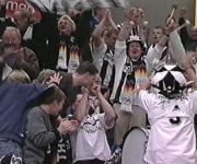 Jubel bei den mitgereisten THW-Fans.