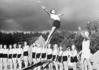 Ferien mit dem THW: Auch im Zeltlager in Wrohe am Westensee stand der Sport an erster Stelle. 