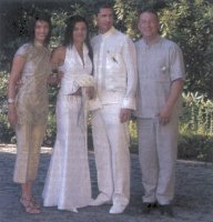 Roman Pungartnik gab in Celje seiner  Lebensgef�hrtin Iris das kirchliche Ja-Wort.