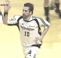 Stefan L�vgren spielte eine starke zweite Halbzeit.