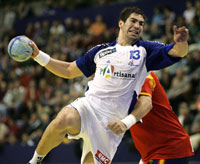 Auch zehn Treffer von Nikola Karabatic reichten nicht,  um die Niederlage gegen Spanien zu verhindern.