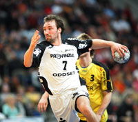 Vid Kavticnik erzielte drei Treffer.