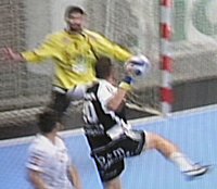 Stefan L�vgren verwandelte gerade in der Endphase konsequent.