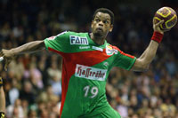 Bester Torsch�tze des SCM: Europameister Joel Abati.