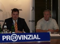 Gastgeber Ulrich R�ther: "Die Provinzial ist stolz auf die Zusammenarbeit!" Das freute auch Noka Serdarusic