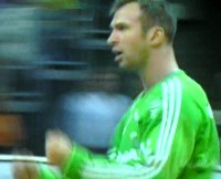 Thierry Omeyer pr�sentierte sich weiterhin in Topform.