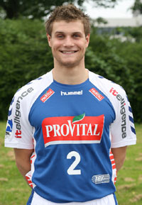 Spielmacher Michael Kraus ist bislang mit 75/27 Treffern bester Torsch�tze des TBV.