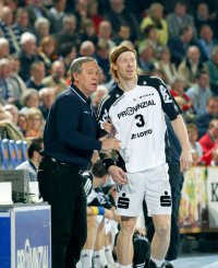 �berraschung: Noka Serdarusic schickte B�rge Lund auf die Spielmacherposition.