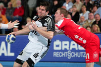 Nikola Karabatic erzielte f�nf seiner sechs  Treffer im zweiten Durchgang.