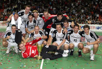 Der THW Kiel ist zum f�nften Mal Sieger im Supercup!