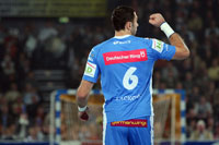 Zur Pause war die Welt f�r Blazenko Lackovic und seine Mannschaft noch in Ordnung.