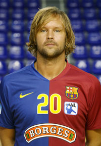 Ein Schwede als Abwehrchef: Magnus Jernemyr wechselte aus G�teborg nach Barcelona.