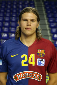 Mit 21 Treffern bislang bester Sch�tze bei Barcelona in der Champions League: der d�nische Neuzugang Mikkel Hansen.