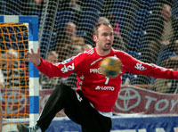 Mit 17 Paraden einmal mehr ein gro�artiger R�ckhalt: Thierry Omeyer.