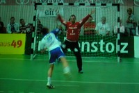 Thierry Omeyer hielt 27 W�rfe.