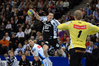 Dominik Klein spielte in der  Deckung zumeist vorgezogen und erzielte im Angriff zwei Treffer.