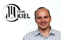 Die Neuzug�nge in der THW-Gesch�ftsstelle: Gesch�ftsf�hrer Uli Derad ...