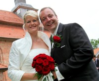 Herzlichen Gl�ckwunsch Sandra und Christian!