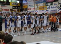 Begr��ung vor dem Finale.