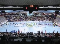 Kurz vor dem Anpfiff im Palau Blaugrana.