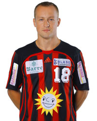 Tomasz Tluczynski ist ein sicherer Siebenmetersch�tze.