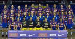 Das Team von Barcelona.