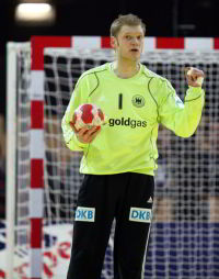 An ihm lag"s nicht: Johannes Bitter entsch�rfte viele W�rfe der Polen.