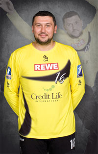 Sicherer R�ckhalt: Der wei�russische Nationalkeeper Vitali Feshchanka.