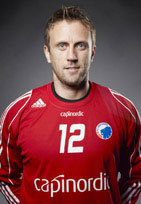 Ex-"Zebra" Steinar Ege bildet mit Hvidt ein starkes Torh�tergespann.