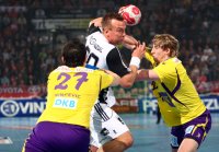 Christian Zeitz machte bis zu seiner unberechtigten Roten Karte in der 36. Minute ein gutes Spiel.