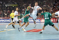 Filip Jicha war mit 11/3 Treffern bester Torsch�tze gegen Wetzlar.