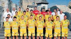 Das Team von RK Celje - trainiert von Noka Serdarusic.