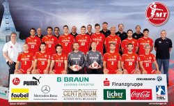 Das Team von MT Melsungen.