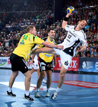 Vier Treffer, aber auch jede Menge Wurfpech: Marcus Ahlm traf dreimal hintereinander die Latte, ehe er durch Milutin Dragicevic ersetzt wurde.