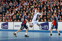 "Air France" fliegt wieder: Daniel Narcisse feierte gegen Flensburg ein starkes Comeback.