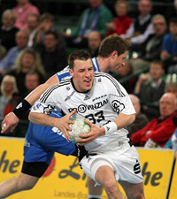 Einen konzentrierten Abschluss zeigte Dominik Klein, der Linksau�en erzielte f�nf Treffer.