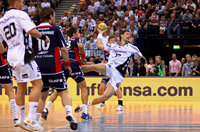 Marcus Ahlm kam nach seiner zweiten Zeitstrafe nur noch im Angriff zum Einsatz.