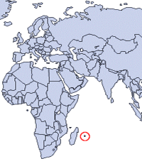 Die Insel "La Reunion", Heimat von Daniel Narcisse, liegt 800 Kilometer �stlich von Magdagaskar im indischen Ozean. Die Flugzeit von Paris betr�gt ca. 11 Stunden.