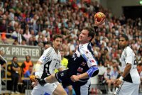 So frei wie Wolfgang Strobel kamen die HBW-Spieler selten zum Wurf.