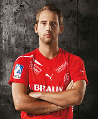 Spielmacher Patrik Fahlgren �berzeugt in Melsungen auch als Torsch�tze. Der ehemalige Flensburger traf bereits 34 Mal.