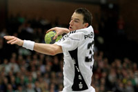 Dominik Klein war bester THW-Sch�tze mit sieben Treffern.