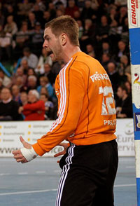 Andreas Palicka initiierte mit seinen Paraden den Kieler Schlussspurt.