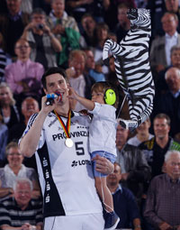 Kim Andersson bei seiner Verabschiedung.