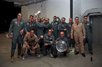 In dieser Montur brach der THW Richtung Rathausplatz auf.