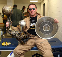 Alfred Gislason und sein erstes Triple.