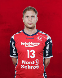 Steffen Weinhold ist der dritte deutsche Nationalspieler im Flensburger R�ckraum.
