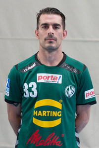 Spielmacher Dalibor Doder musste zum Bundesligaspiel gegen den THW noch passen. Am Mittwoch ist der Schwede Dreh- und Angelpunkt des Mindener Spiels.